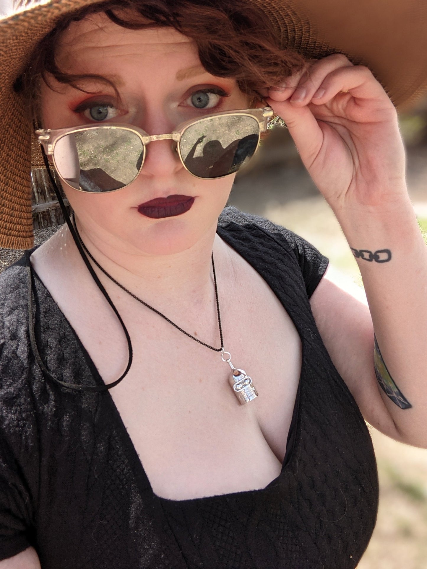 bender futurama pendant necklace